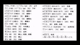 旧版标准日本语中级单词,旧版标准日本语中级词汇概览